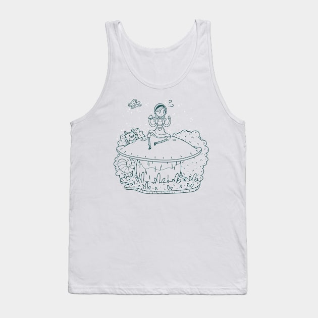 What a side Dilemma! Lineart Tank Top by Meeko_Art